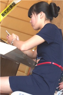 【醉爱作品】蓝色连衣裙OL美女大腿白嫩[182M/MOV]