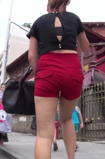 性感后开背红裤小MM[328M/MTS]