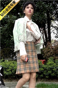 4K-气质短裙街拍高跟美女DJ436[545M]