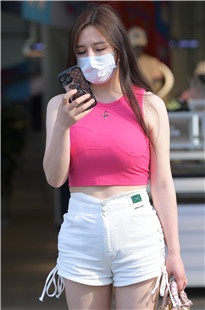 白色热裤穿搭3A8017[2G]