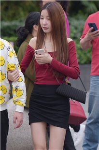 红色衣服高跟美女3A2496[1.93G]