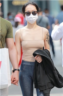 吊带紧身裤美女MJ643[946M]