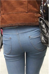 白色包臀裙MM+紧身裤丰满圆臀MM合集[323M/MP4]