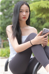 黑色瑜伽裤美女MJ2836