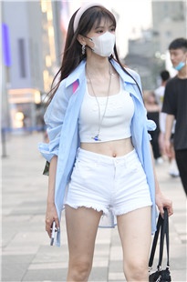 高妹子热裤穿搭3A8043[933M]