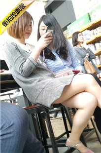 4K-街拍灰色连衣短裙肉丝MT美眉[796M/MP4]