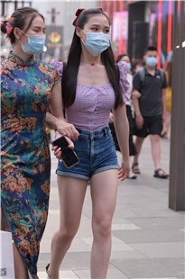 牛仔热裤美女3A3603[1003M]