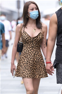 性感豹纹吊带裙MJ1892[1.33G]