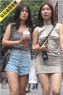 4K-性感包屯裙长腿街拍高跟美女DJ587[2.33G]