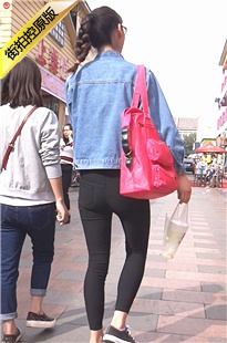 麻花辫黑紧裤shaofu圆润饱满翘臀[277M/MTS]