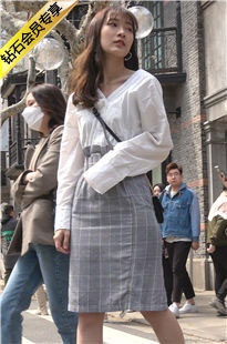 4K-短裙长腿气质美女街头自拍DJ403[1.48G]