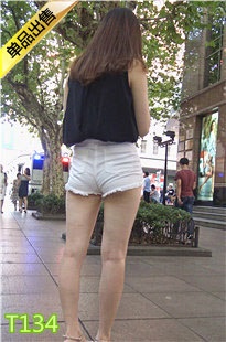 4K-白色牛仔热裤美女第2季T134[507M]