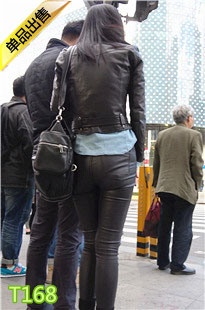 4K-黑色紧身皮裤长腿员臀高跟美女第2季T168[1.06G]