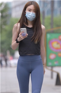 性感蓝色瑜伽裤MJ879[2.85G]