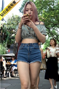 4K-性感热裤长腿街拍高跟美女DJ552[1.35G]