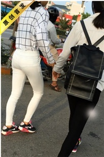 [JACK原创作品]紧身白裤美眉[MP4/355MB]