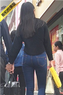 极品蓝色牛仔裤圆润翘臀妹子[488M/MOV]