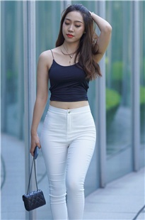 【一筒街拍作品】白裤MJ1149