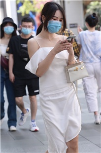 白色连衣裙美女3A723[459M]