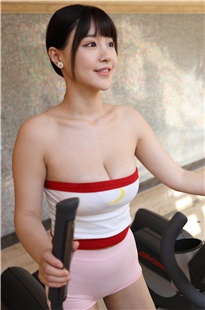 极品身材美女健身室大秀身材MJ376