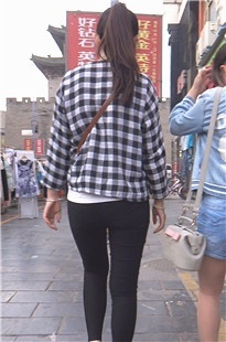 黑色紧身裤小妹[472M/MTS]