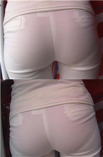 白裤翘臀美眉超薄红内内隐约可见[151M/MP4]